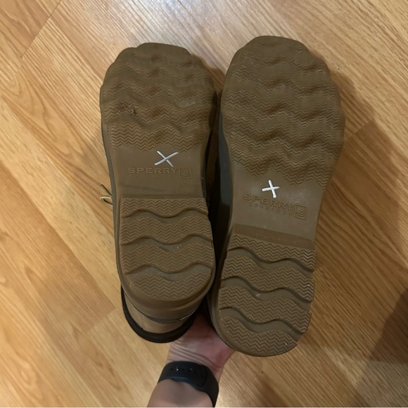 Sperry top sider duck boots men’s size 8 monochrome brown colorway workwear - Picture 6 of 7